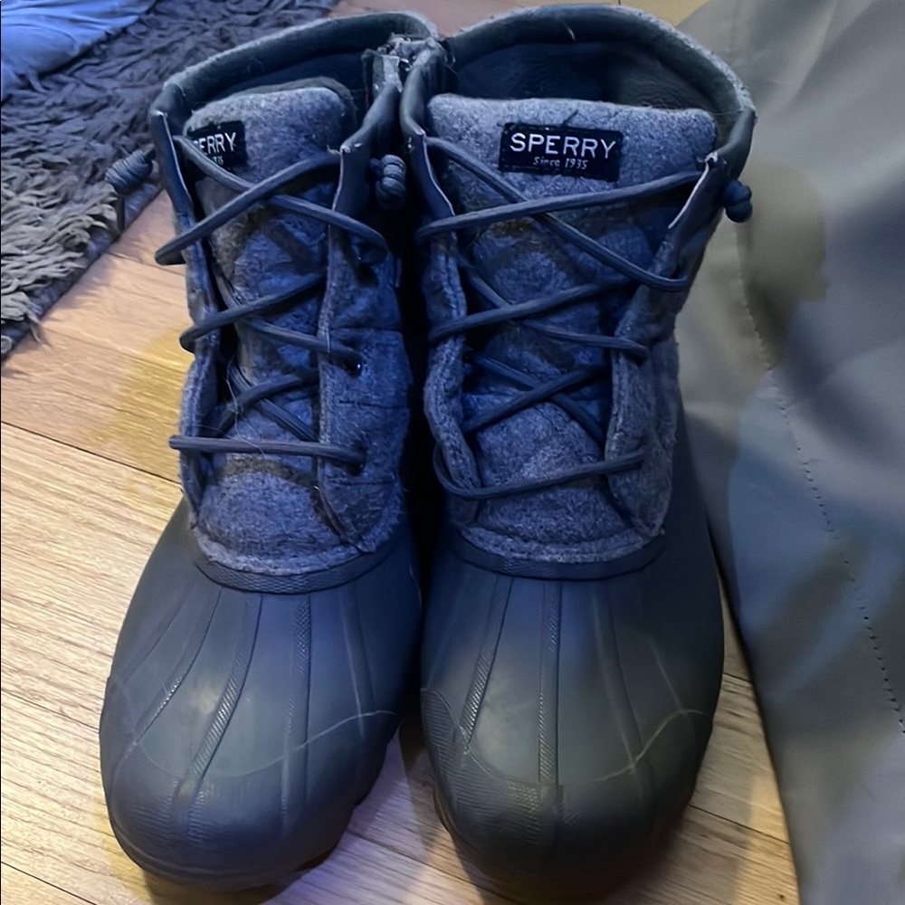 Sperry Gray Winter & Rain Boots